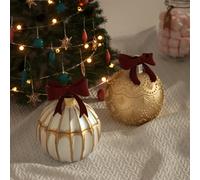 Stampi in silicone per barattolo di candela con palline scintillanti di Natale per calcestruzzo Jesmonite Cemento Riutilizzabile Stampo di ricarica per candele Regali di Natale fai da te