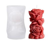 Stampi In Silicone Per Candele A Forma Di Rosa | Stampo Per Candele Profumate In Resina Floreale - Multifunzionale Stampo In Silicone Per Sapone E Cera Per Creazioni Fai Da Te