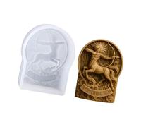 Stampi in silicone per candele a tema mitico Stampi in silicone per intaglio centauro arciere per realizzare sapone per candele e regali per le feste Toxophilite Centaur Elastomer Cast