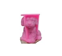 Stampi in silicone per candele Stampo for candela in silicone a forma di cucciolo animale, stampo in cera soia, figurina in for amanti dei cani, decorazione for la casa per Fai Da Te