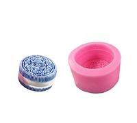 Stampi in silicone per candele Stampo in silicone for candele, 1 pezzo, stampo grande e medio for torta sandwich, aromaterapia, gesso, colla a goccia per Fai Da Te(7.5 * 7.5cm)