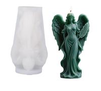 Stampi in Silicone per Candele Stampo in silicone for candele, ali 3D, dea dell'aromaterapia, fai da te, sapone, gesso for aromaterapia, decorazioni for la casa, ornamenti, stampo riutilizzabile(Color