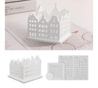 Stampi in silicone per case, stampo in silicone per portacandele, formine per candele da versare, stampi in silicone per case, formine in gesso da versare, stampi in silicone fai da te per case per