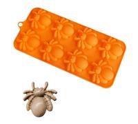 Stampi in silicone per cioccolatini, stampi in silicone a forma di fantasma di Halloween, 8 cavità, stampi per cioccolatini di Halloween, caramelle, cioccolato, biscotti, cubetti di ghiaccio, gelatina