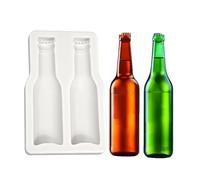 Stampi in silicone per cioccolato, 2 Cavities Beer Bottle Silicone Mold, for Sugarcraft Cake Decoration, Chocolate, Candy, Polymer Clay, Soap, Jelly