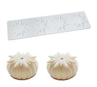 Stampi in silicone per cioccolato, 3D Hollow Round, Leaves Shape Silicone Molds for Baking Resin Soap Candy Craft Cake Decorating Birthday Desserts(361)