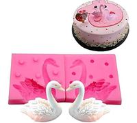 Stampi in silicone per cioccolato, 3D Swan Fondant Silicone Mould, Bird Cake Decoration Silicone Molds, DIY Baking Chocolate Mold