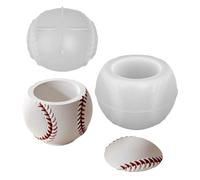 Stampi in silicone per cioccolato, antiaderenti, riutilizzabili, facile da rimuovere - forme di baseball per resina epossidica | per pasticceria, fondente, torte, dolci, gelatina, hobby creativi