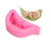 Stampi in silicone per cioccolato, Fondant Cake Baking Tools Baby Shaped Silicone Moulds West Point Bread Ice Soap Clay Resin Mould(Baby a)