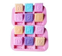 Stampi in silicone per cioccolato, For Zodiac Signs and Twelve Constellation Cake Tray Mould DIY Tool Chocolate Soap Pudding Cake(Zodiac Signs)