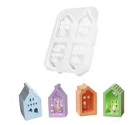 Stampi in Silicone per Colata Case, Stampo per Orsetto Gelato in Silicone 3d, ponti arcobaleno, stampi per candele in silicone, stampi in silicone 3D fai da te per la produzione di sapone