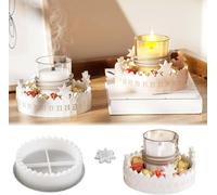 Stampi in silicone per corona dell'Avvento, stampi in silicone, per Natale, calendario dell'Avvento, stampi in silicone, per versare, in silicone, per calendario dell'Avvento, per decorazioni