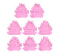 Stampi in Silicone per Fondant 8 Pezzi - Resistente al Calore, Facili da Pulire, Tema Compleanno - Versatili per Dolci, Cioccolato e Decorazioni Fai - da - Te