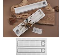 Stampi in silicone per fondi, 2 stampi in silicone per denaro, con 10 supporti in alluminio, per candele, in silicone, regali di denaro, per versare stampi in silicone per Natale