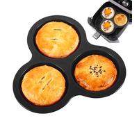 Stampi in silicone per friggitrice ad aria, pirottini rotondi per cupcake e sandwich, per uova, dessert, torte salate, per cucina quotidiana, preparazione dei pasti, preparazione di cibi da picnic