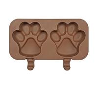 Stampi in silicone per gelato fatto in casa per pop maker piedi/per zampe a forma di stampo per gelato riutilizzabile facile rilascio crema stampi silicone bambini fondente per fare