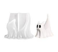 Stampi in silicone per halloween fantasma gatto, stampi in silicone per Halloween, dolce mente in silicone, stampi per candele, stampi per candele 3D per versare, stampi per candele e sapone (B)