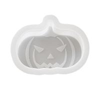 Stampi in silicone per Halloween, stampi in silicone per candele,Stampo per torta grande in resina di argilla - Stampo in argilla a forma di bara con teschio, zucca, pipistrello,
