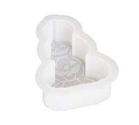 Stampi in silicone per Halloween, stampi in silicone per candele - Stampo per torta grande in resina di argilla,Stampo in argilla a forma di bara con teschio