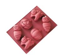 Stampi in silicone per Halloween,Stampi in silicone per Halloween, stampo per torte di cottura, stampi per cioccolato per dolci di cottura stampo per fare sapone con candele, stampo divertente per dul