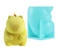 Stampi In Silicone Per Il Cibo - Carino Budino Di Chignon In Silicone | Facile Rilascio Della Stampo Di Ghiaccio Capybara | Carine Decorazioni Di Accessori Per Cottura Per La Graduazione C