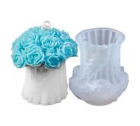 Stampi in silicone per la produzione di sapone, stampo unico per candele per la festa della mamma, per candele del Ringraziamento, stampi per candele natalizie, stampo in silicone per bouquet di mamma