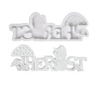 Stampi in silicone per l'autunno, per l'autunno, la zucca e il riccio, per versare stampi in silicone a forma di lettere in silicone, per candele fai da te (A)