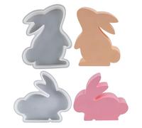 Stampi in silicone per Pasqua, 3 stampi in silicone per coniglio, stampi in silicone per Pasqua, stampi per colata in silicone, coniglietto pasquale, stampi in silicone, coniglietto pasquale per