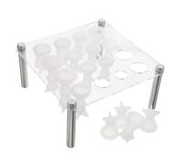 Stampi in Silicone per Pedine da Gioco, Set da Supporto | Dettagli Nitidi, Contorni Incisi con Precisione, Resina Epossidica, per Hobbisti e Fai da Te