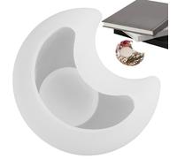 Stampi in Silicone per Portacandele in Resina, Stampo in Silicone per Portacandele, Cemento, Stampi in Resina Epossidica, Stampo per Portacandele A Forma di Cuore con Stella Luna E Luci per C