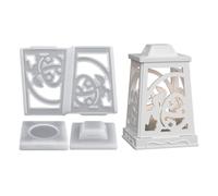 Stampi in silicone per portacandele, stampo per uova di coniglietto pasquale, in silicone resistente al calore, per cemento, cera, resina, sapone, gesso, stampo riutilizzabile per progetti di