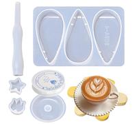 Stampi in silicone per resina, forma multifunzionale a forma di albero - Forma per presine fatte a mano, per cemento, argilla, sapone, resina, in gesso