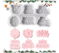 Stampi in silicone per resina, set di ciondoli riutilizzabili Easy Release, set creativo di stampi in resina, per amici, famiglia, casa, feste, vacanze, interni ed esterni, fai da te, cuocere, K