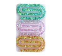 Stampi in silicone per segnalibro | Stampo in silicone a forma di graffetta, stampi per pasta di zucchero, pasta di gomma, stampi per frigorifero, fusione, cioccolato, dessert, torte di compleanno