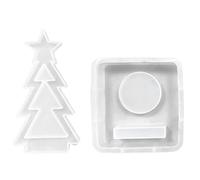 Stampi in Silicone Per Temi Vacanze Per Il Candidato Di Natale 2 Confezioni Facile Da Accendere Per La Decorazione Della Festa Accessori