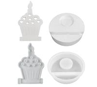 Stampi in silicone per torte, candelabri, resine, stampi in ghisa a forma di cuore, portacandele in calcestruzzo, cuore