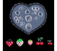 Stampi in silicone per unghie artistiche 3D in rilievo motivo rosa farfalla Natale disegni unghie accessori magici