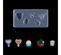 Stampi in silicone per unghie artistiche 3D in rilievo motivo rosa farfalla Natale disegni unghie accessori magici