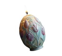 Stampi in silicone per uova a forma di rosa, stampi per ornamenti in resina epossidica per realizzare uova di Pasqua in rilievo ornamento in silicone resina epossidica rosa