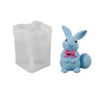 Stampi in silicone per uova di lepre, tema pasquale, in silicone, per colata in resina, sapone, cioccolato, torte, strumento sicuro per bambini