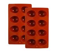 Stampi In Silicone Per Uova,Stampo In Silicone Con 8 Forme Per Uova | Stampo Termoresistente 2 Pezzi Per Gelatine Cioccolato Muffin Pane Caramelle Dolci Creativi