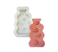 Stampi in silicone Pucker Up Labbra Stampi Castings Kiss Lip Mouth Baking Gesso per Fare Pucker Up Labbra Bacio Bocca Silicone Gesso di cottura