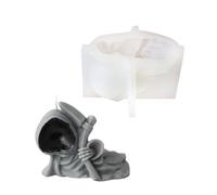 Stampi in silicone Stampi per sapone in silicone a forma di morte argilla sapone che fa consistenza per la muffa