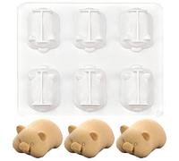 stampi in silicone, Stampo in silicone fai da te a forma di coniglio 3D for dolci, cioccolato, fondente, sapone, decorazione di torte(Style2)