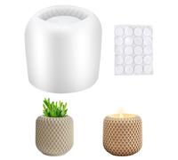 stampi in silicone, stampo in silicone per vaso 3D, portacandele, grande stampo in silicone per calcestruzzo, bomboniere fai da te, per la festa della mamma, stampi in silicone per la decorazione