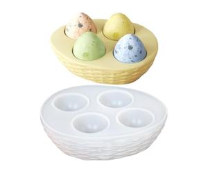 Stampi in silicone | Stampo organizzatore per vassoio per uova con supporto rack - Supporto per uova in silicone - per conservazione cucina guardiana del pranzo frigorifero decorazioni pasqua fai da