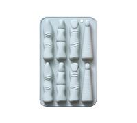 Stampi in silicone Stampo per budino di caramelle al cioccolato Stampi da forno per Halloween Fingers Morte Cuore umano Cervello Ice Cube Vassoio per torte Decorazioni