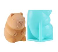 Stampi in silicone - Stampo per ghiaccio a forma di Capybara a rilascio facile, accessorio da forno 3D, decorazioni pasquali per feste di compleanno e laurea