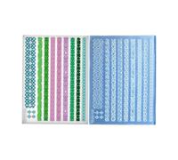 Stampi intagliati in silicone per unghie artigianali strumenti artistici fatti a mano forniture artigianali per unghie creazione artistica e decorazione versatile utilizzare strumenti professionali