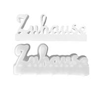 Stampi Lettere In Silicone - Stampo In Silicone Per Resina Con Caratteri | Arti Artigianato Decor Casa Tavolo Candele